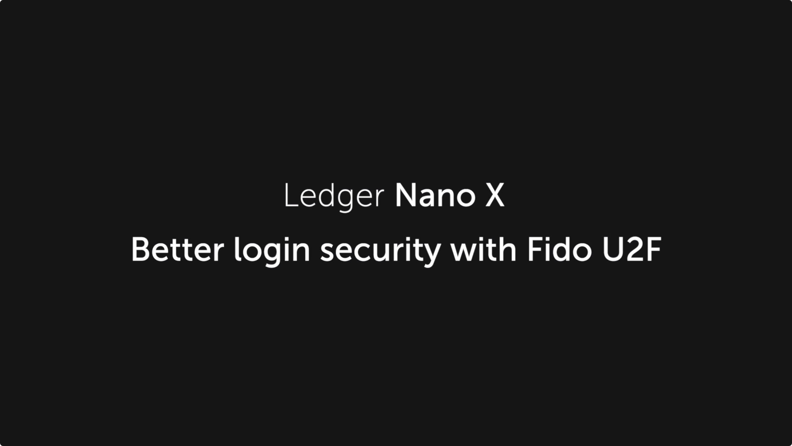 LIBRO contabile Nano S criptovaluta Hardware Wallet FIDO U2F GPG SSH github Google 