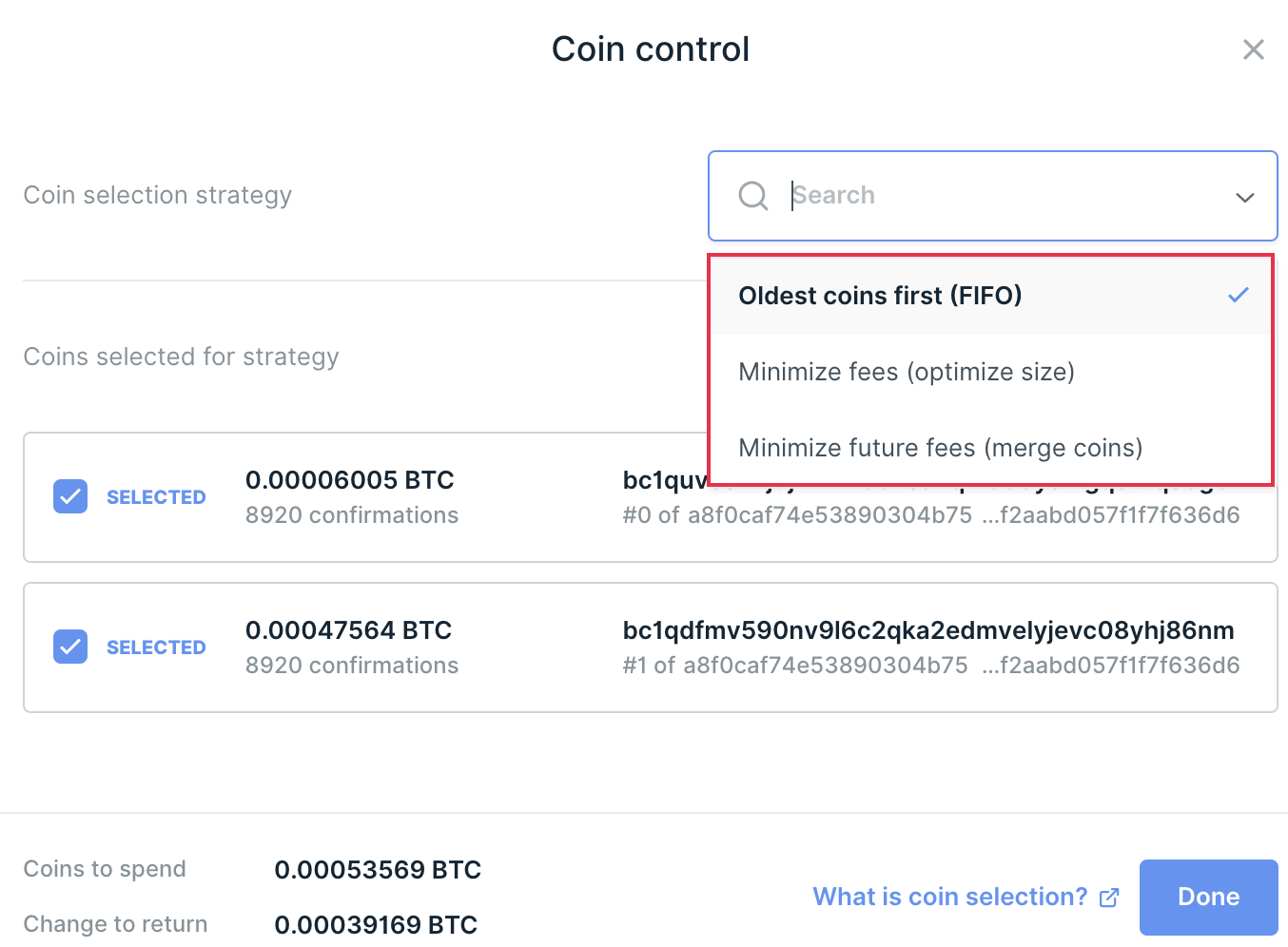 Bitcoin coin control features ethereum crash gif